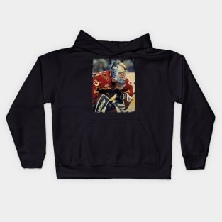 Scott Langkow, 1999 in Atlanta Thrashers (4.13 GAA) Kids Hoodie